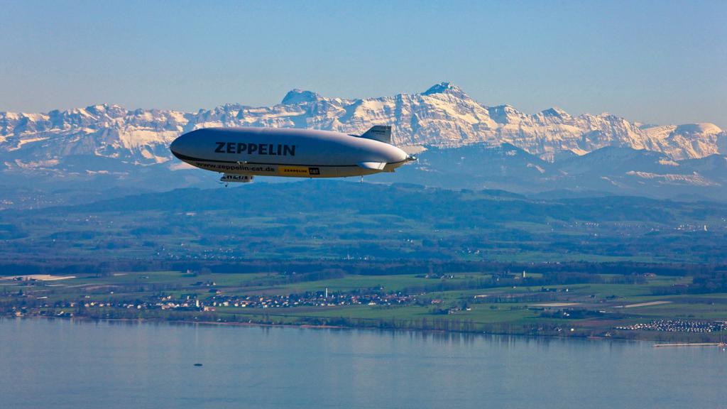 Airship over Lake Constance