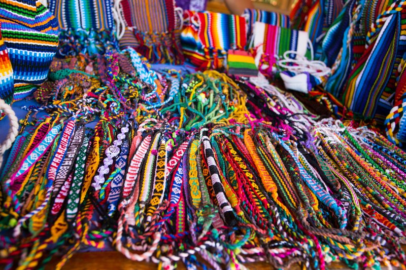 Fabric bracelets