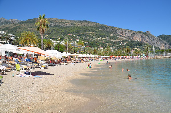 Menton beaches