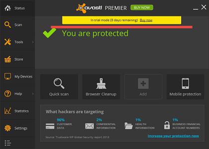 extend avast for a year for free