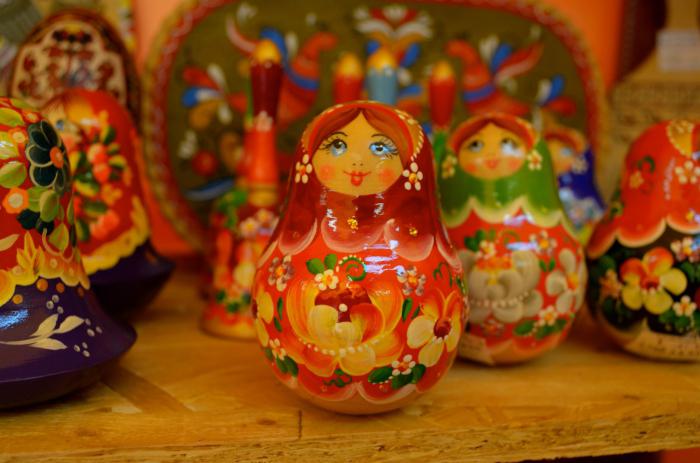 handicraft centers of central Russia