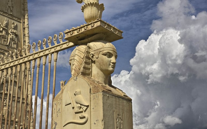 египетские ворота в Пушкине история