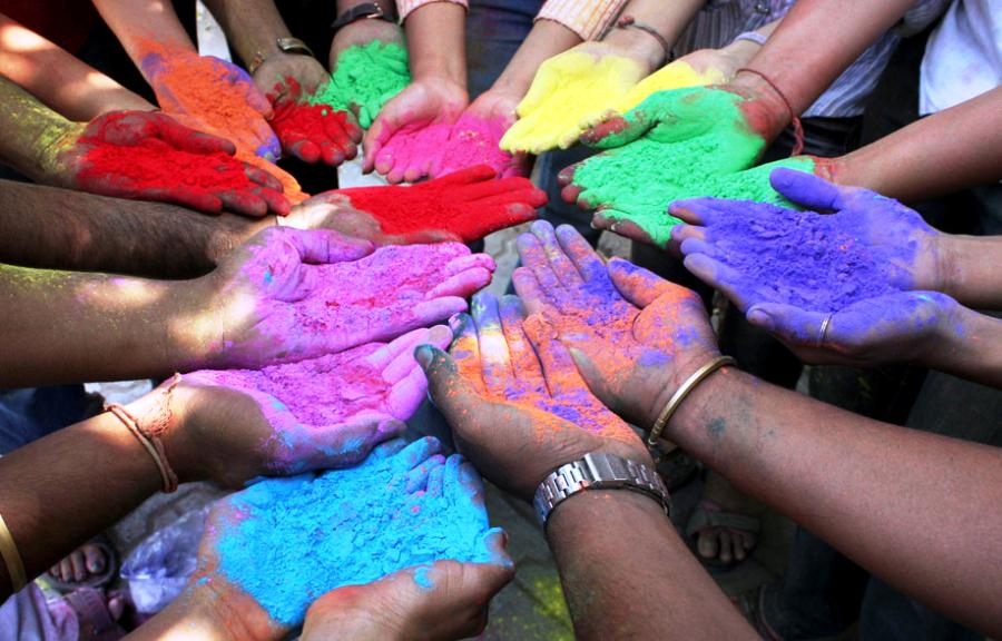 Индия, фестиваль красок