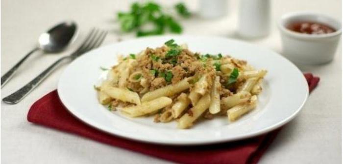 minced noodles with minced meat