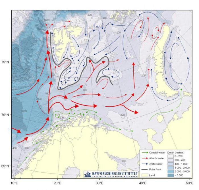 Подпишите линии равной солености морской воды со значениями 37 33 промилле и менее контурная карта