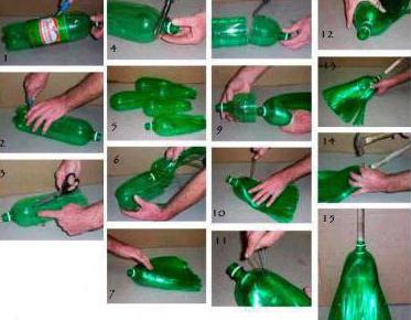 метла из пластиковых бутылок своими руками