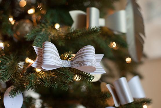 how to make bows on the tree