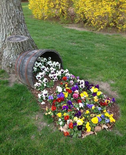 DIY flowerbed ideas