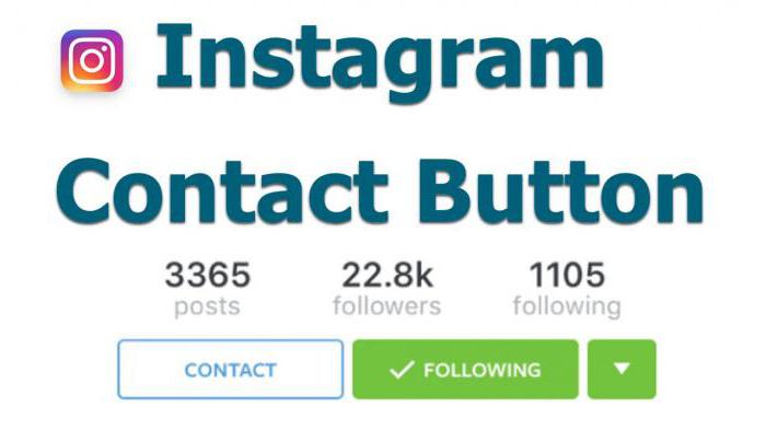 how to add a contact button on instagram