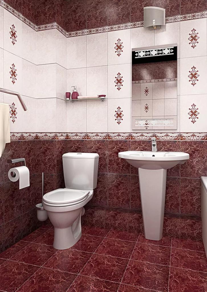 Дизайн маленькой ванны с туалетом