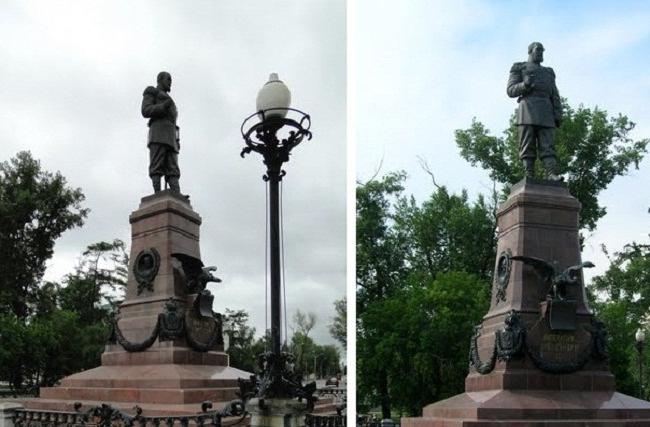 Monument to Alexander 3 in Irkutsk