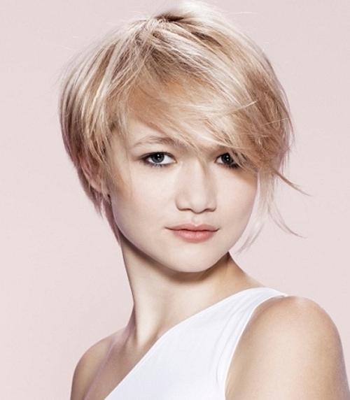 Women's very short haircut