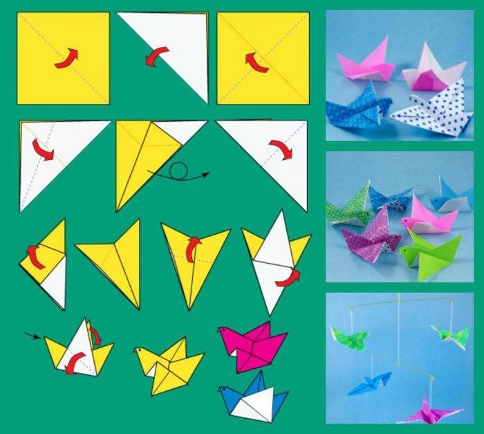 поделки из бумаги (оригами): схемы 