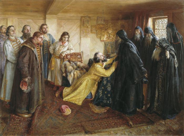 Венчание Ивана Грозного на царство век