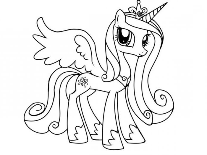 how to draw a pony princess cadence