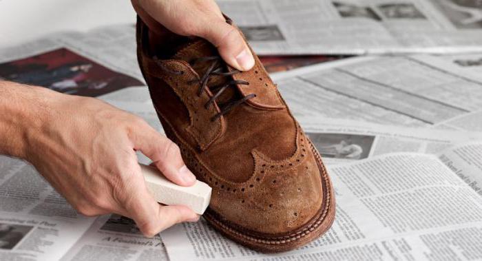 как чистить обувь из нубука