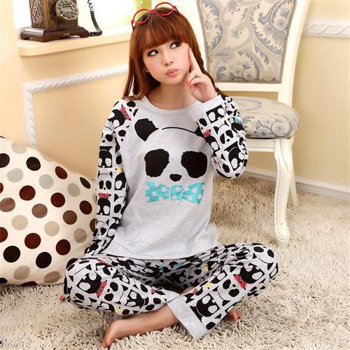 пижама панда женская