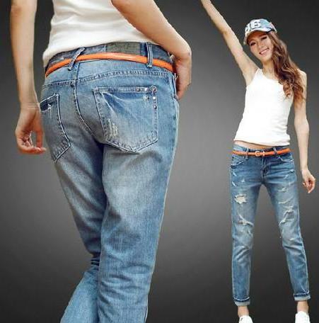 джинсы женские классические прямые