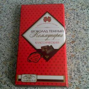 белорусский шоколад коммунарка