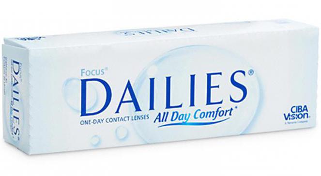 контактные линзы dailies aqua comfort plus 