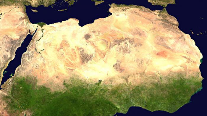 Пустыни расположенные в Африке