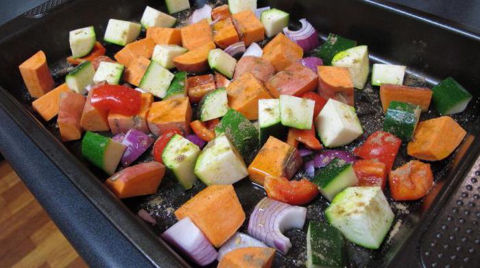 baked vegetable salad title