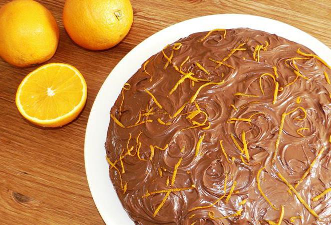 шоколадно апельсиновый торт рецепт