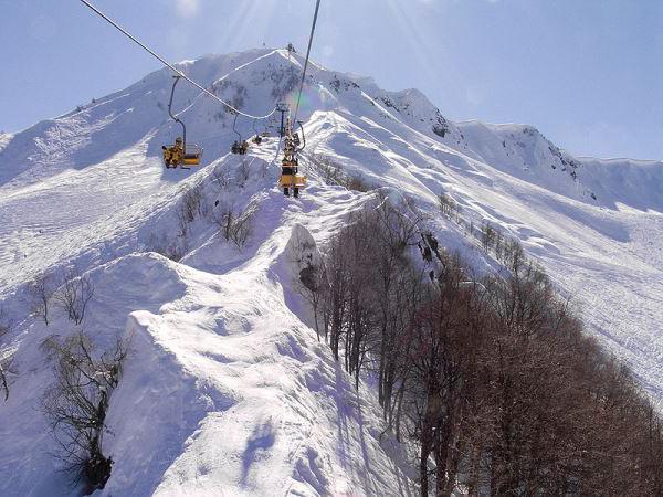 ski resorts of the Krasnodar Territory. lagonaki