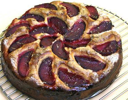 pastries from plums. recipes