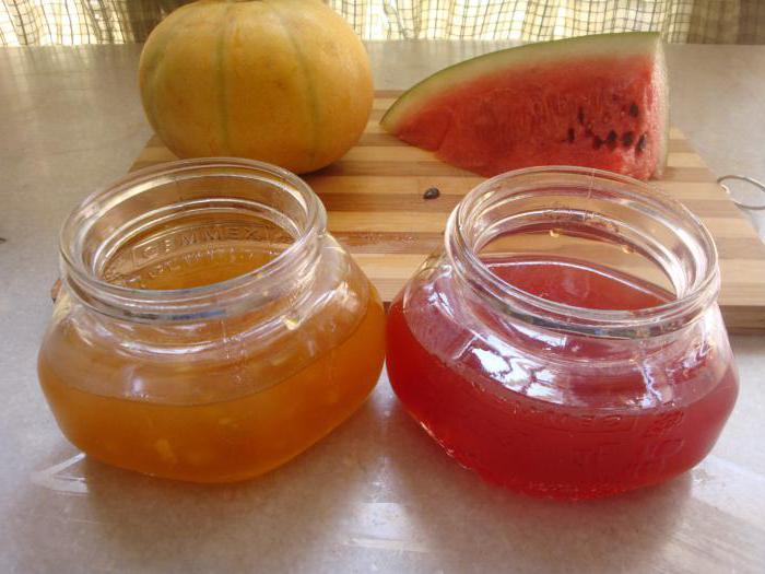 blanks for the winter from a ripe melon