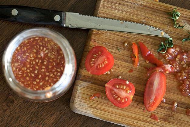 Приготовление домашнего томата 