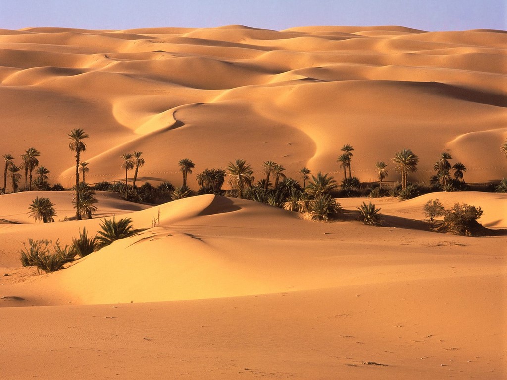Пустыня на территории Египта