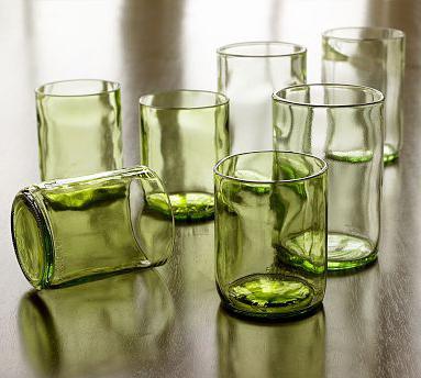 glass bottles in the interior