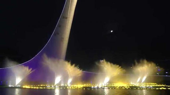 singing fountains in olympic park schedule