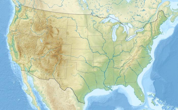 йеллоустонский национальный парк на карте