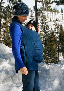 how much can you walk with a newborn baby in winter