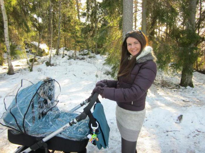 how much to walk with a newborn in winter