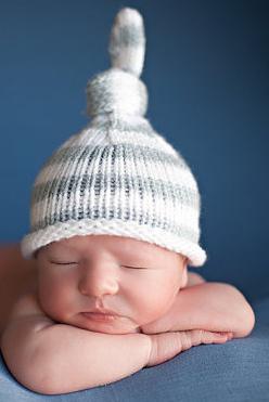 knit hat for newborn knitting