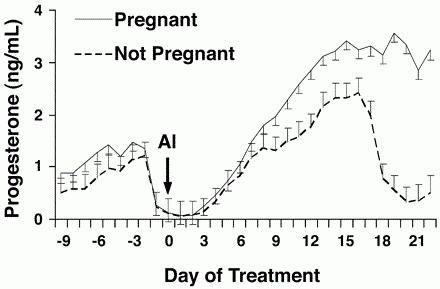 прогестерон повышен при беременности