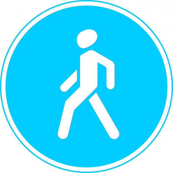 pedestrian traffic signs