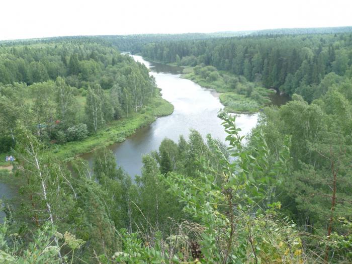 Chusovaya river history