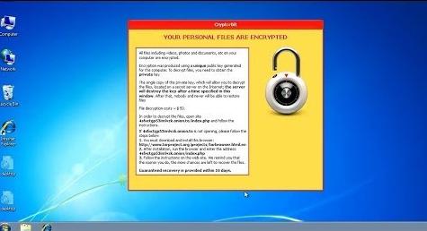 virus encrypted files