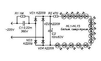 LED lamp 220v