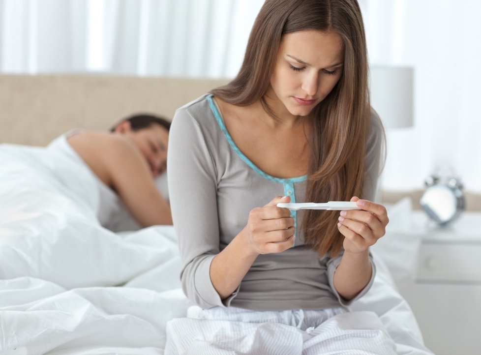 Is it possible to do a pregnancy test during menstruation after a delay?