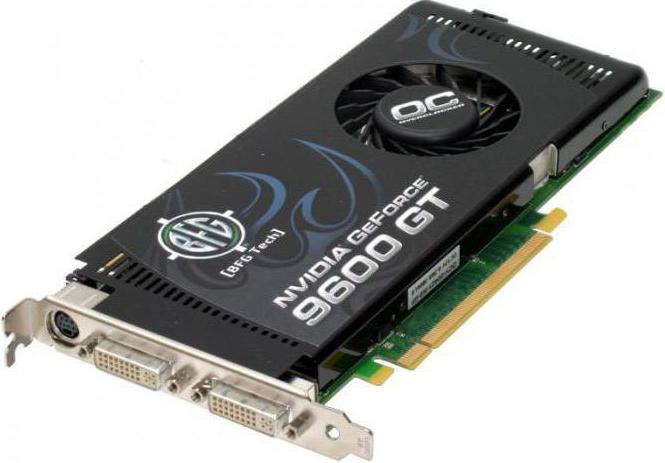 nvidia 9600 gt технические характеристики