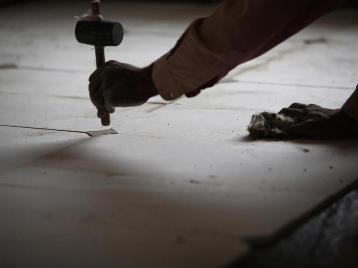 cork flooring in the interior