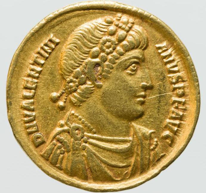 древнеримская серебряная монета
