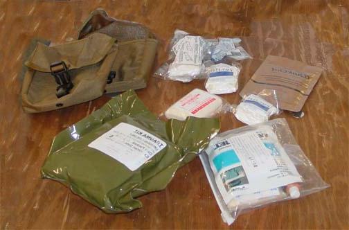 Individual first-aid kit (composition)