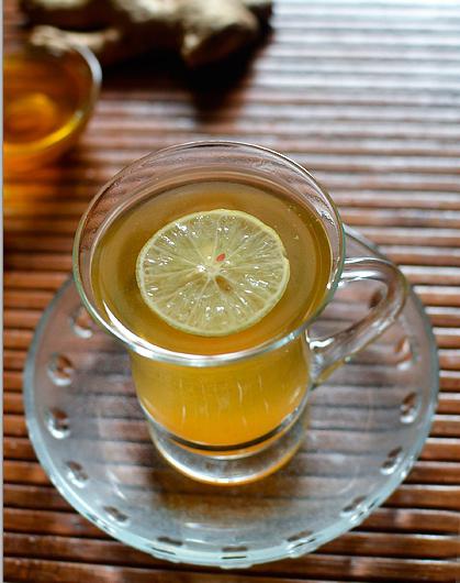 ginger with lemon and honey