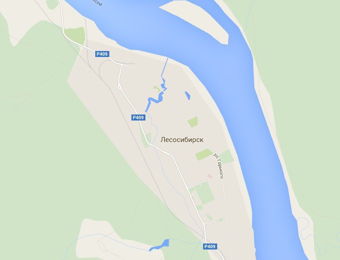 Красноярск лесосибирск карта